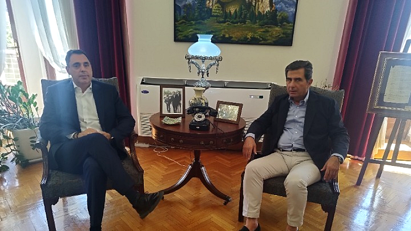 Σημαντική συνάντηση Γ. Σμυρλή με Κ. Γκιουλέκα στο Διοικητήριο εν όψει της 89ης ΔΕΘ