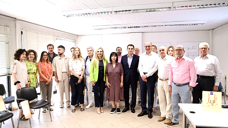 Επίσκεψη του γραμματέα της ΝΔ Κ. Σκρέκα στη Μονάδα Ανακουφιστικής Αγωγής «Τζένη Καρέζη»
