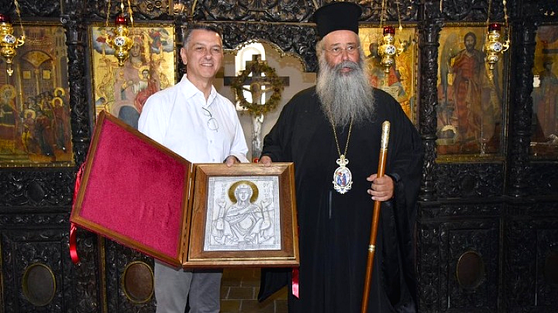 Πιερία: Επίσκεψη του Διευθυντή του Πρωθυπουργικού Γραφείου στη Μακεδονία στην Ι.Μ. Εισοδίων της Θεοτόκου Πέτρας Ολύμπου