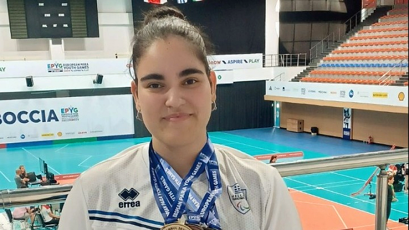 Χρυσό και χάλκινο για την Μπουρνιά στους Ευρωπαϊκούς Αγώνες Νέων Αθλητών με Αναπηρία στο πινγκ πονγκ