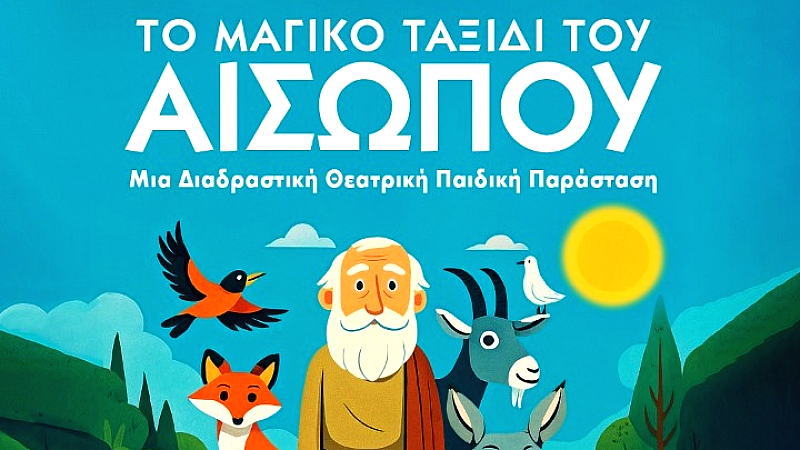 Το μαγικό ταξίδι του Αισώπου: Μια παράσταση γεμάτη μύθους και σοφία