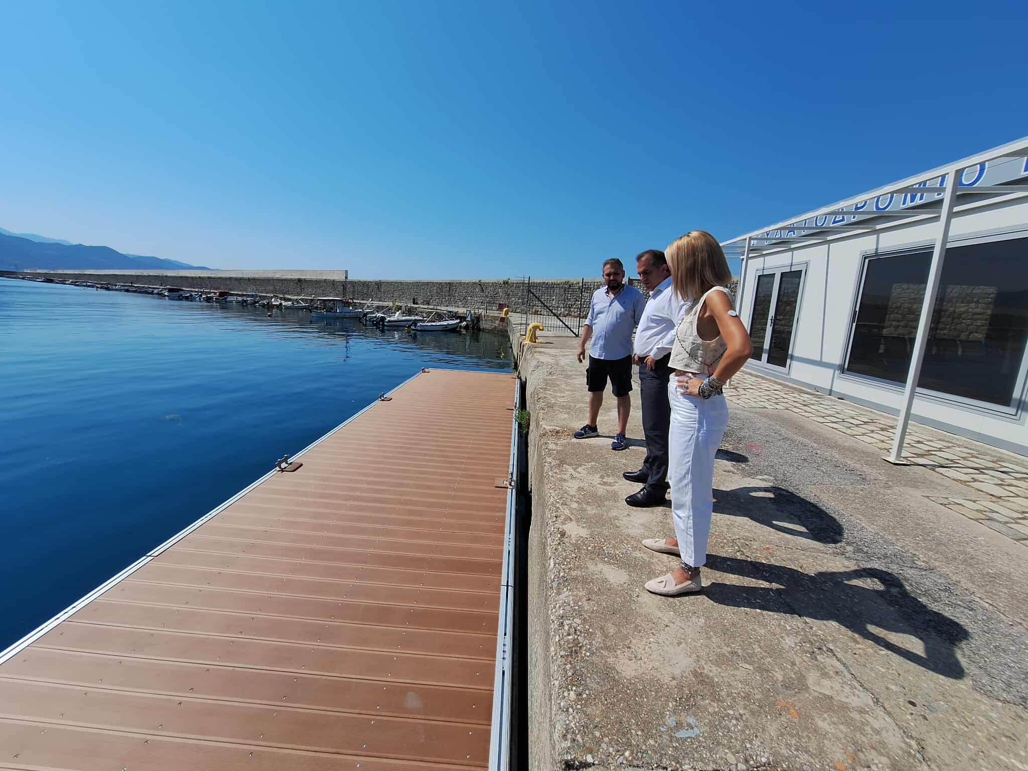 Η πλωτή προβλήτα του υδατοδρομίου Καλαμάτας είναι έτοιμη