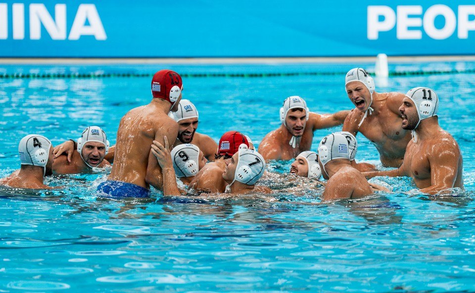 Εθνική ομάδα πόλο: νίκη 17-5 επί της Βραζιλίας και πρόκριση στον προημιτελικό