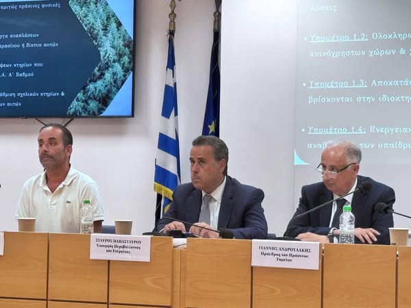 Συνάντηση για την ενίσχυση της συνεργασίας στο περιβάλλον και την τοπική αυτοδιοίκηση