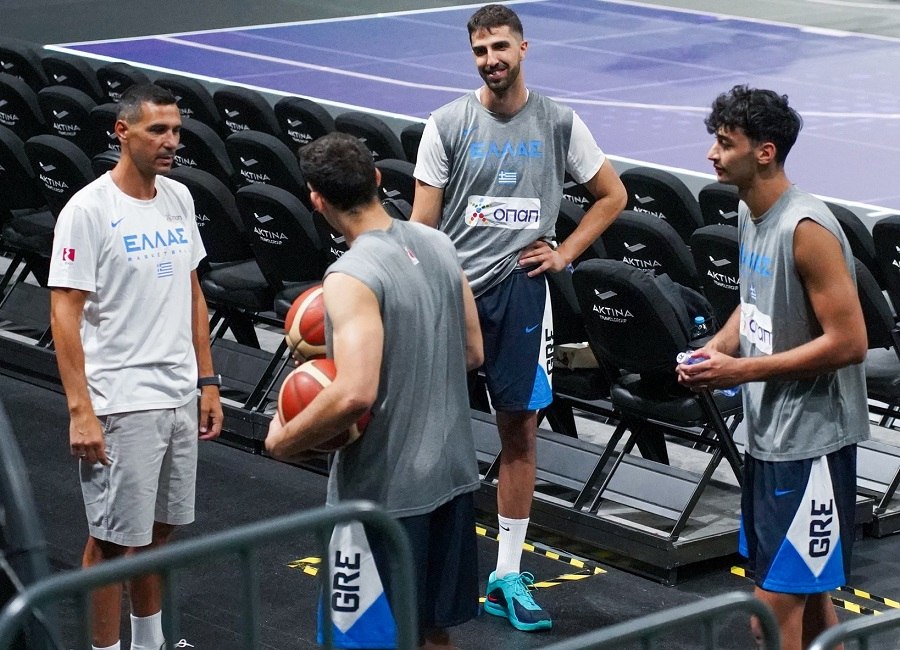 Η Εθνική Ανδρών ξεκίνησε την προετοιμασία της για το Eurobasket 2025 στο ΟΑΚΑ