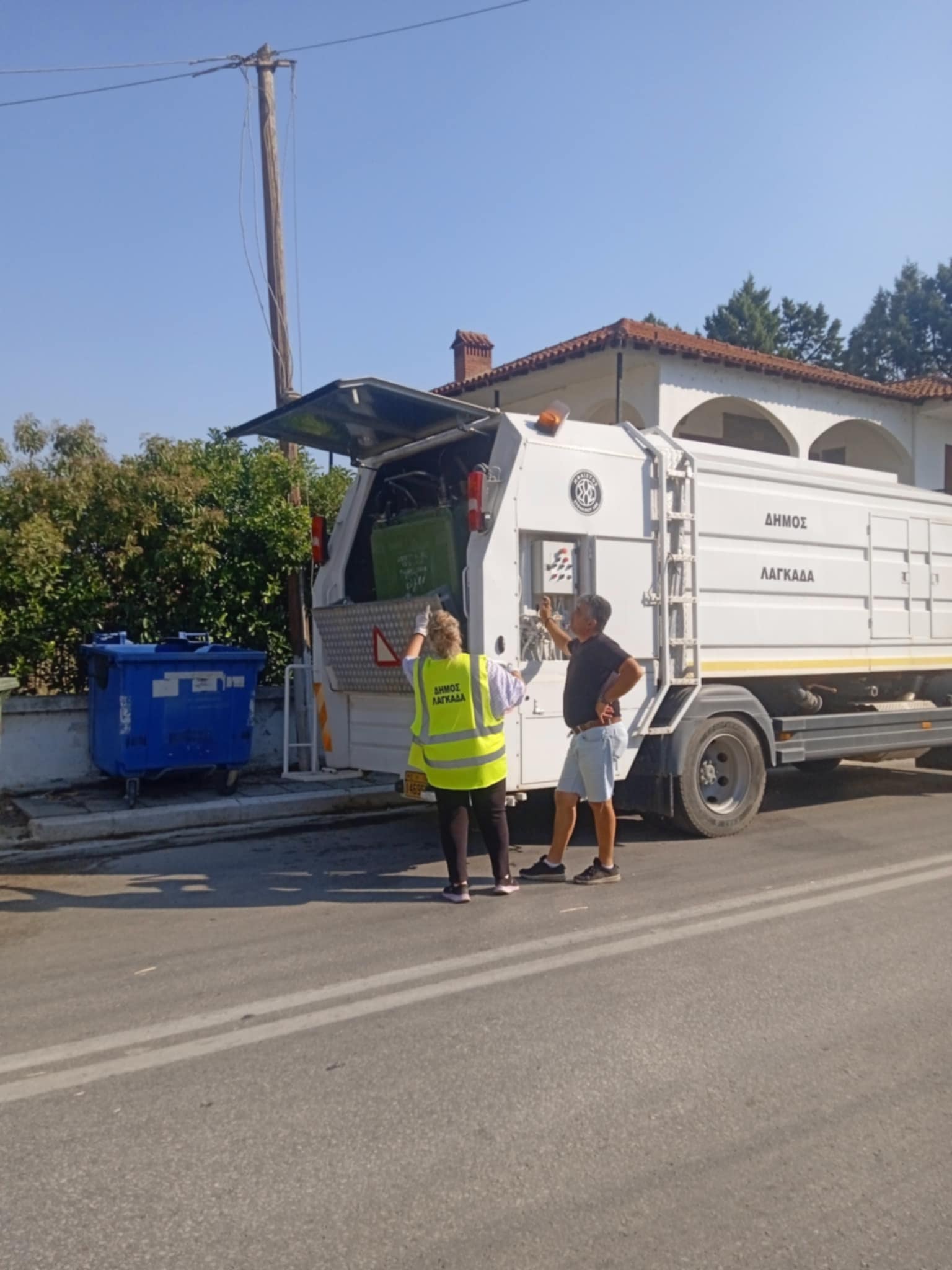 Δήμος Λαγκαδά: Ξεκίνησε το πρόγραμμα πλύσης κάδων απορριμμάτων σε όλες τις Δημοτικές Ενότητες