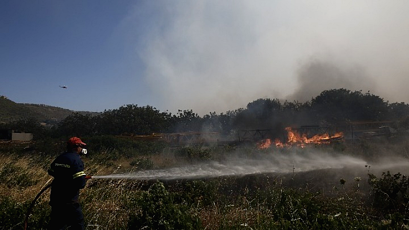 Κατασβεσμένη φωτιά σε αγροτοδασική έκταση στη Βόλβη