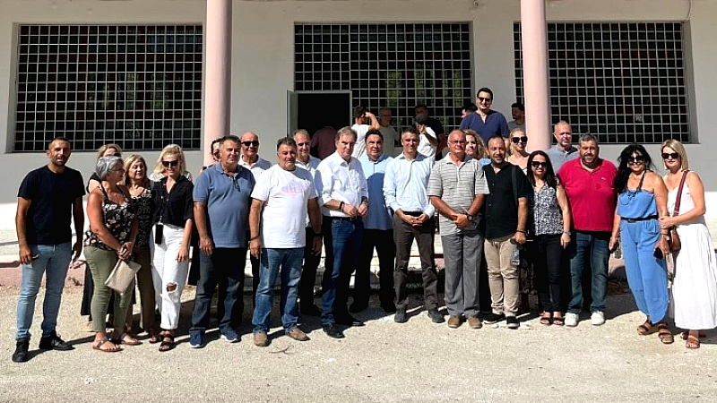 Επιθεώρηση των έργων ανακαίνισης σε 11 σχολεία της Κορινθίας από τον Χ. Δήμα