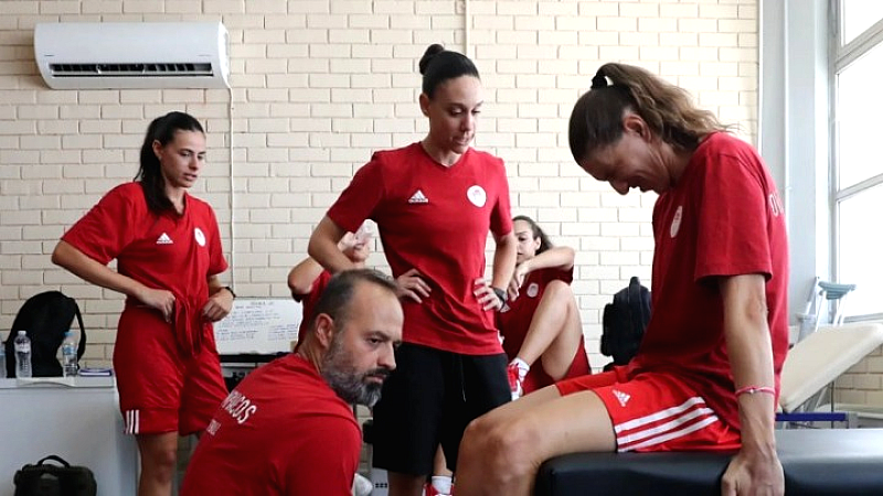 Αντίστροφη μέτρηση για την ομάδα γυναικών του Ολυμπιακού με εργομετρικά τεστ