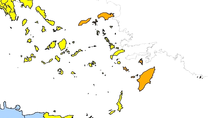 Πολύ υψηλός κίνδυνος πυρκαγιάς αύριο σε Ρόδο, Σάμο και Ικαρία