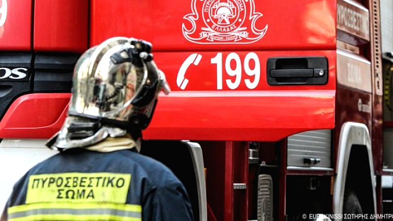 Επιχείρηση κατάσβεσης πυρκαγιάς στην Σκοτεινή Αργολίδας