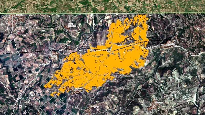 Πυρκαγιά στην Ηλεία: Σχεδόν 8.000 στρέμματα καταστράφηκαν σύμφωνα με την υπηρεσία Copernicus