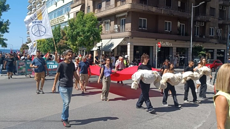 Αλληλεγγύη στον λαό της Παλαιστίνης: Συγκέντρωση και πορεία στη Θεσσαλονίκη