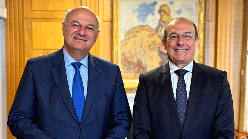 Συνάντηση του Κωνσταντίνου Τσιάρα με τον πρέσβη της Ιταλίας για τη συνεργασία στον πρωτογενή τομέα