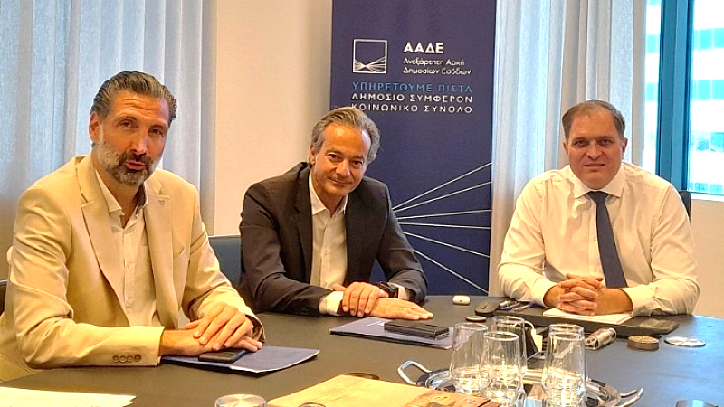 Συνάντηση Σταύρου Καφούνη και Γιώργου Πιτσιλή για την ενίσχυση των τελωνείων και του τουριστικού εμπορίου