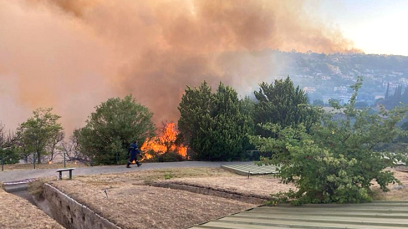 Περιορισμένες οι ζημίες από τη φωτιά στον αρχαιολογικό χώρο της Βούντενης