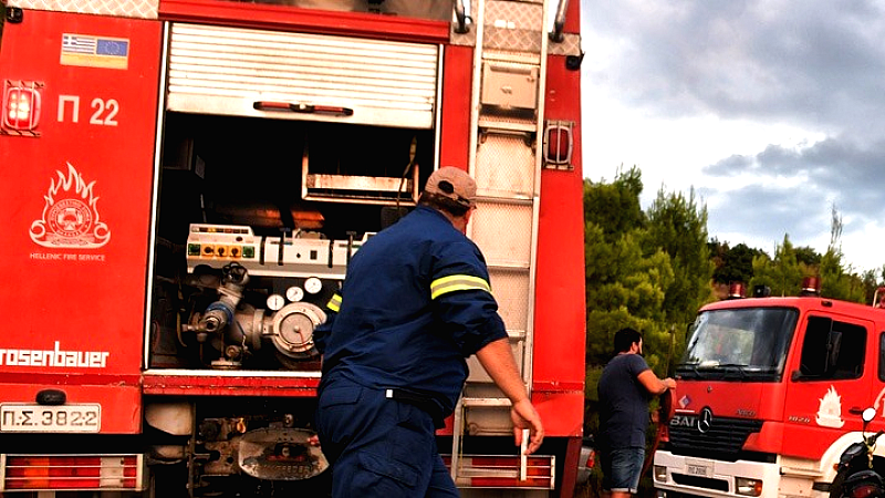 Πλήρης έλεγχος της πυρκαγιάς σε εργοστάσιο ανακύκλωσης στο Αιγάλεω