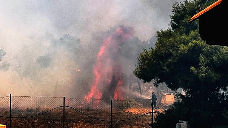 Ζάκυνθος: Σοβαρές πυρκαγιές σε Κοιλιωμένο, Λιθακιά και Κερί