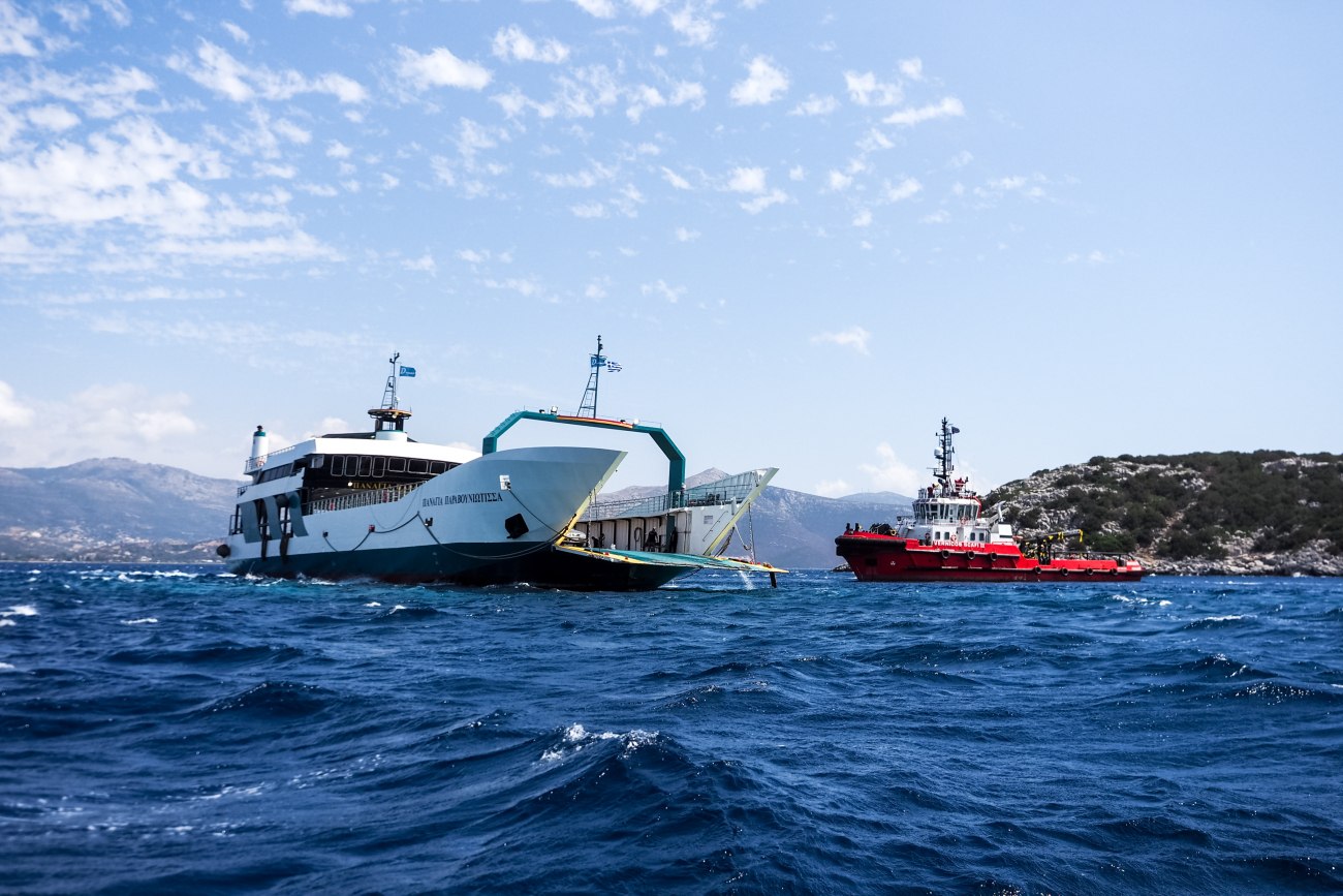 Υπό κράτηση ο καπετάνιος του φέρι μποτ στα Νέα Στύρα