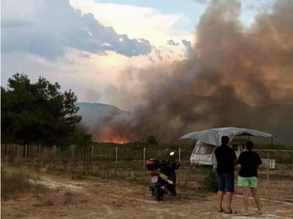 Θάσος: Εξελίξεις στην κατάσβεση των πυρκαγιών