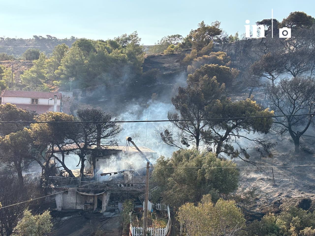 Φωτιά στην Κερατέα: Καταγγελία εμπρησμού από τον αντιδήμαρχο Σαρωνικού