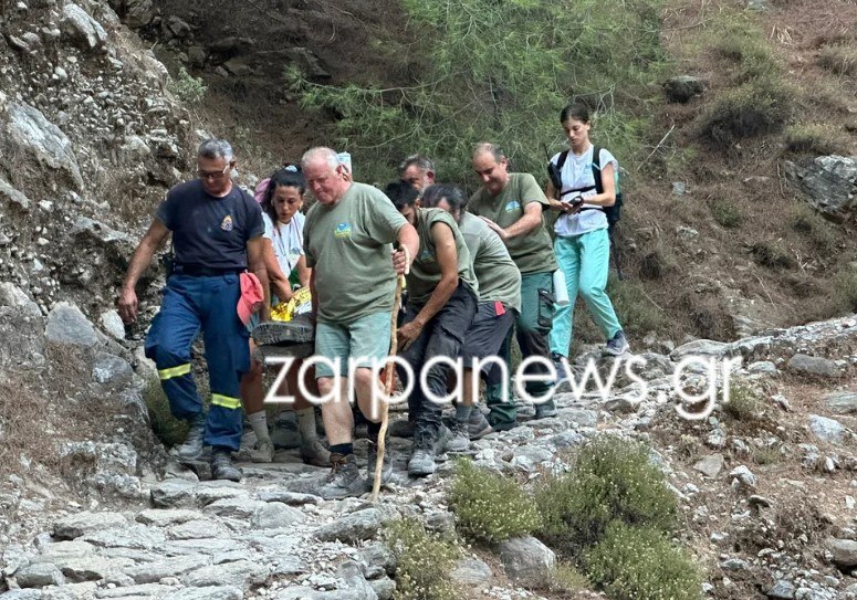 Φαράγγι της Σαμαριάς: Σοβαρά τραυματισμένος 55χρονος νοσηλεύεται σε κρίσιμη κατάσταση