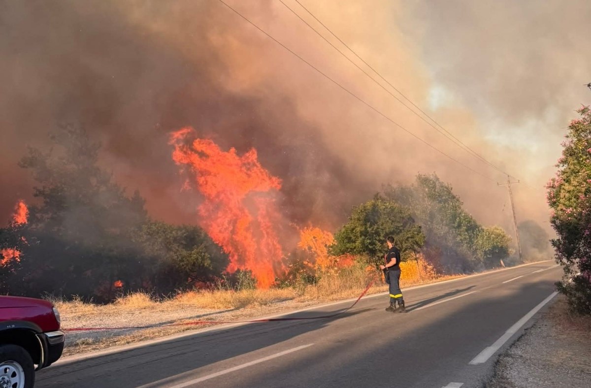 Φωτιά στην Πρέβεζα: Σφοδρή μάχη με τις φλόγες και μεγάλες καταστροφές