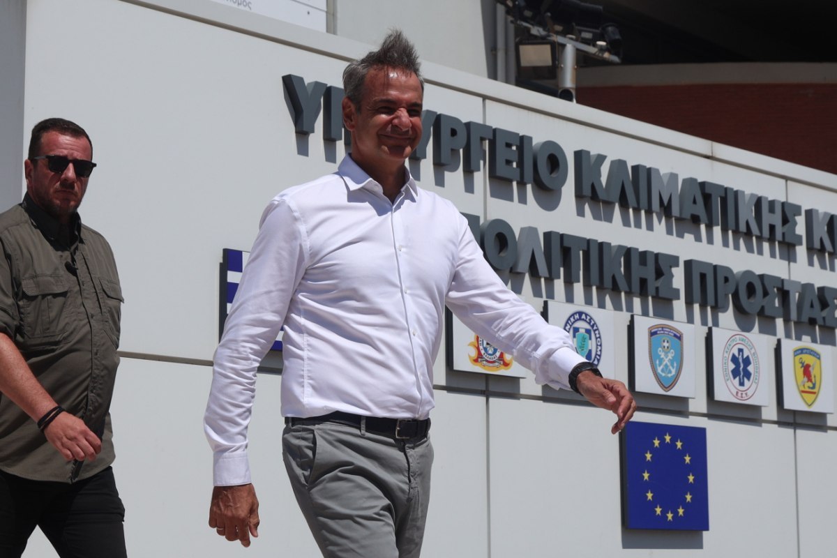 Εμπρηστές και κλιματική κρίση: οι βασικοί υπαίτιοι για τις φωτιές κατά τον Μητσοτάκη