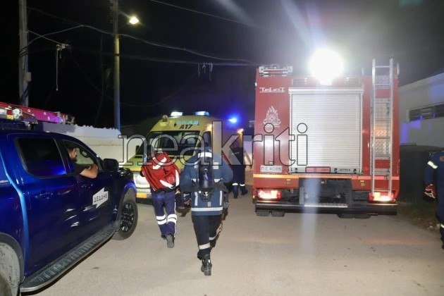 Φωτιά σε αποδυτήρια γηπέδου στο Ηράκλειο Κρήτης: Δύο σοβαρά τραυματίες