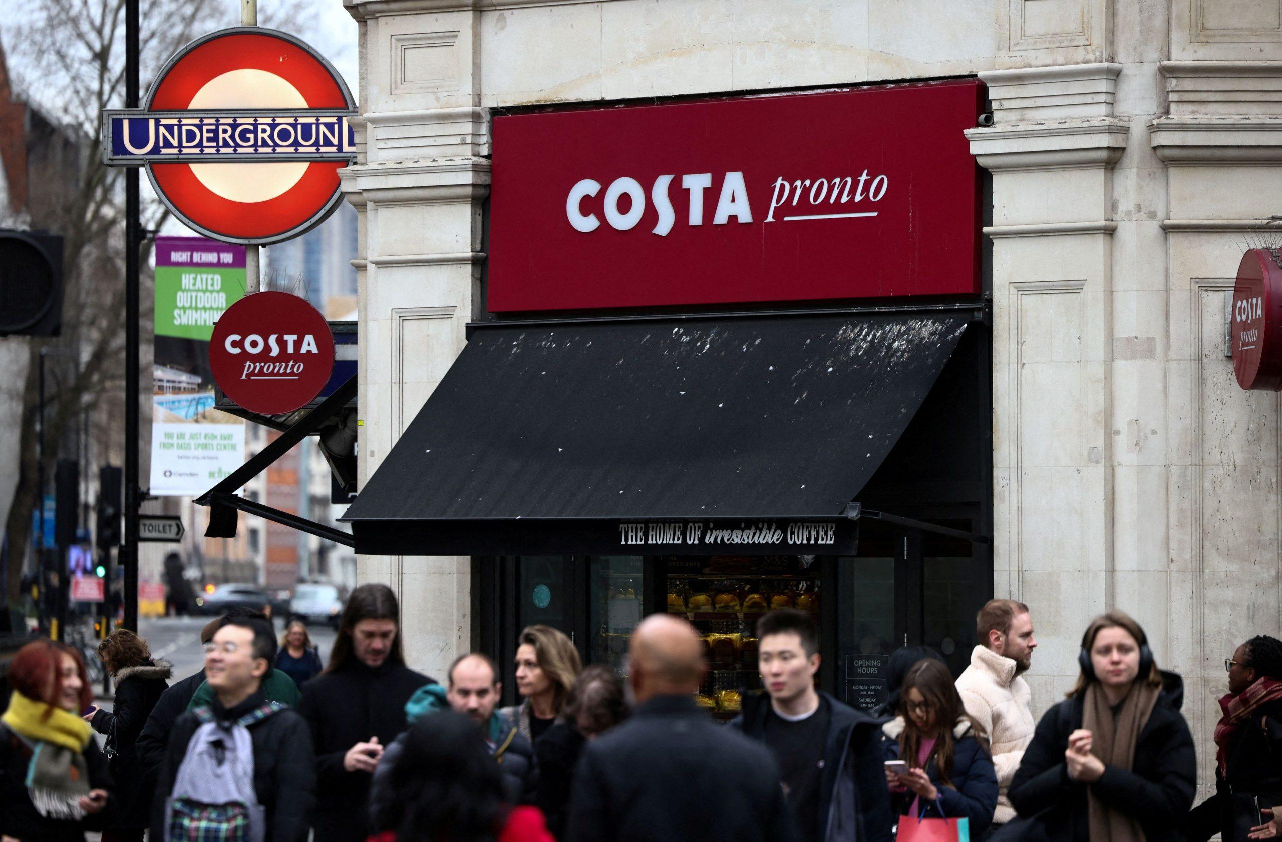 Η Coca-Cola διαπραγματεύεται την πώληση της Costa Coffee για 2 δισεκατομμύρια λίρες