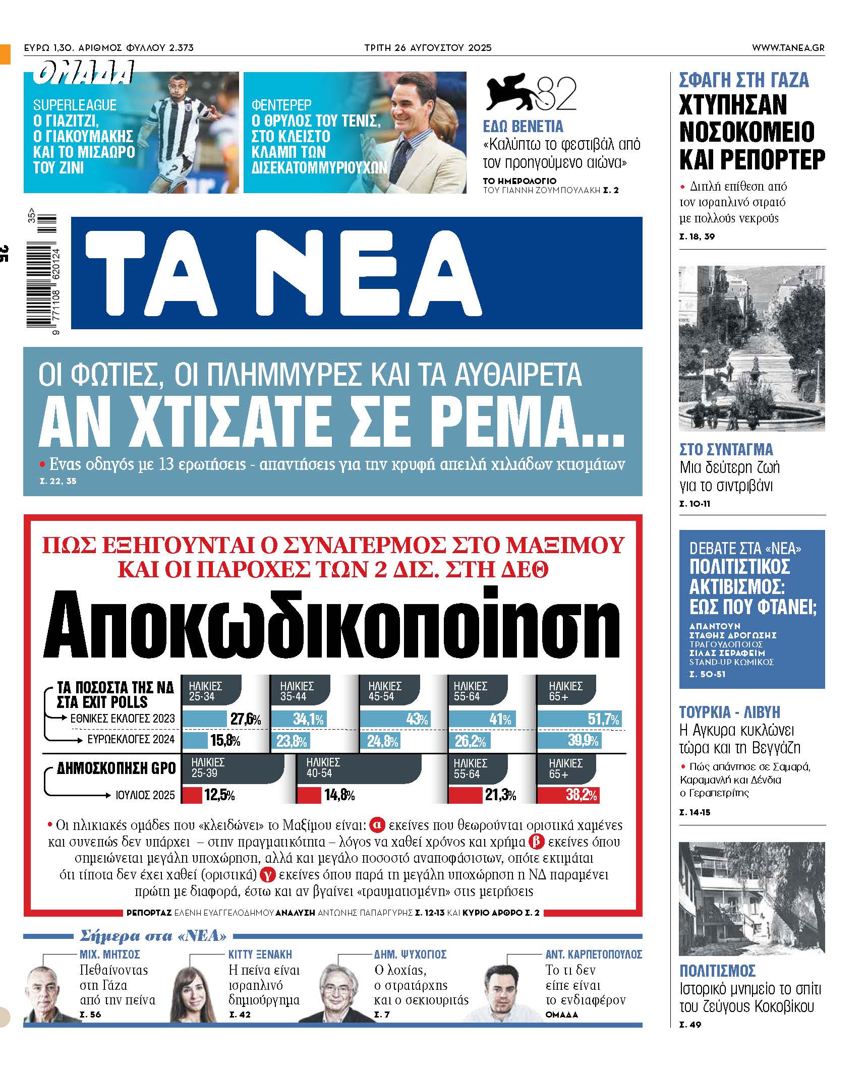Στα Νέα της Τρίτης: Αποκωδικοποίηση Εξελίξεων