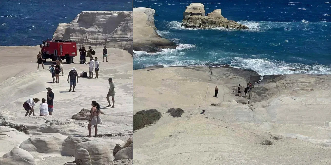 Μήλος – Διπλή τραγωδία στο Σαρακήνικο: Ζευγάρι πνίγηκε όταν η γυναίκα γλίστρησε και ο σύζυγος έπεσε να τη σώσει