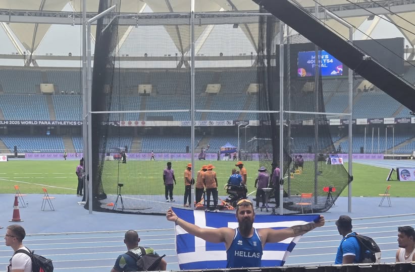 Χάλκινο μετάλλιο για τον Κώστα Τζούνη στο Παγκόσμιο Παρά Στίβου – Νίκη Ανδρεάδου: «Η επιτυχία του μας εμπνέει και αποδεικνύει τη δύναμη της θέλησης»