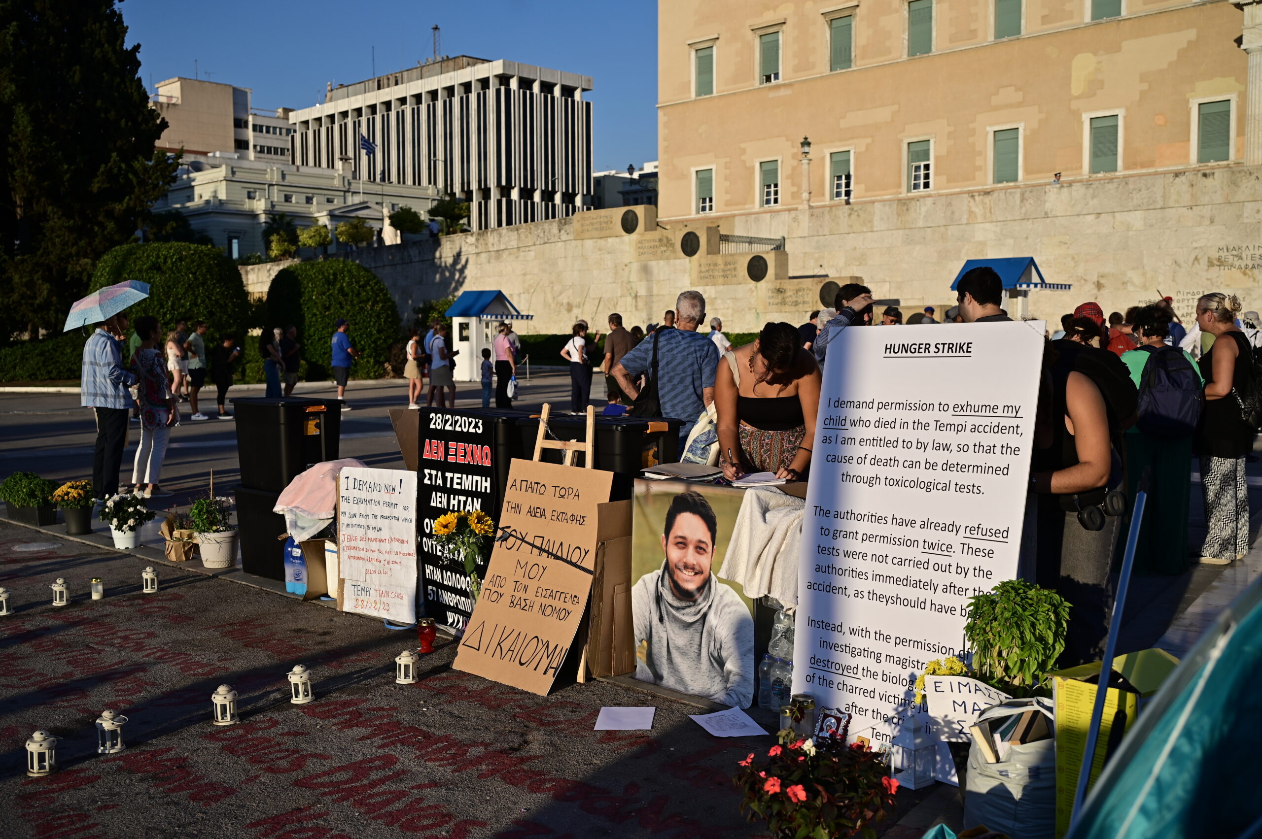 Συγκέντρωση στη Θεσσαλονίκη για τον απεργό πείνας Πάνο Ρούτσι