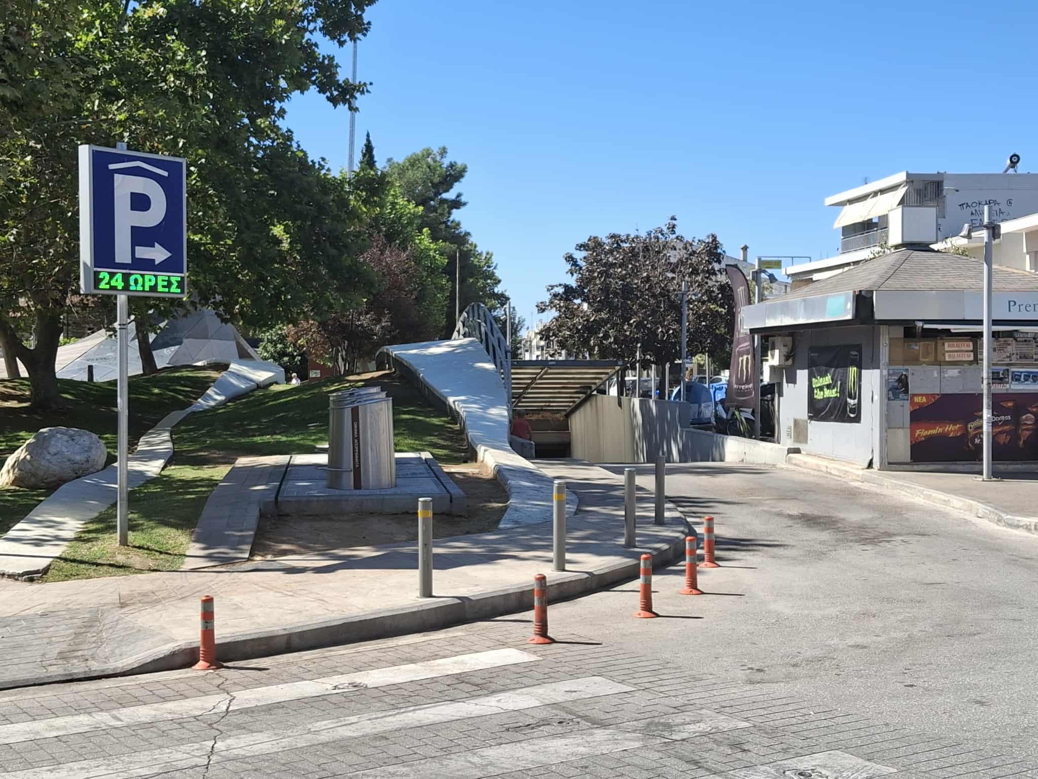 Δήμος Θέρμης: Σταθμεύσεις ρεκόρ στο υπόγειο πάρκινγκ στην κεντρική πλατεία Παραμάνα