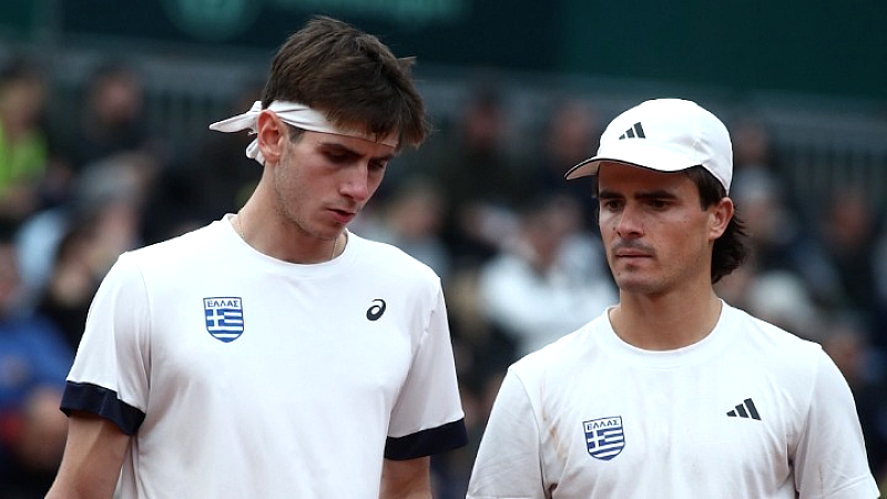 Davis Cup: Ανατροπή για την Ελλάδα, ήττα στο διπλό και προβάδισμα 2-1 για τη Βραζιλία