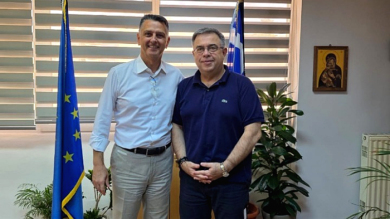 Επίσκεψη Μ. Μπεκίρη στα γραφεία της ΑΔΜΘ και στην Ιερά Μητρόπολη Θεσσαλονίκης