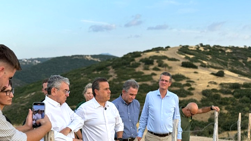 Επίσκεψη του Σταύρου Παπασταύρου στο Προστατευτικό Περιαστικό Δάσος του δήμου Παύλου Μελά