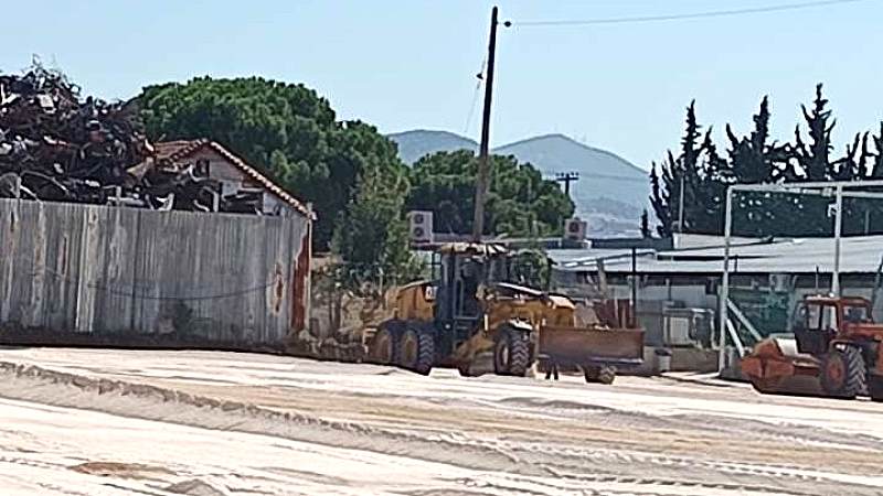 Υπόθεση αυθαίρετης κατασκευής ποδοσφαιρικού γηπέδου σε κοίτη ρέματος στον Εύοσμο