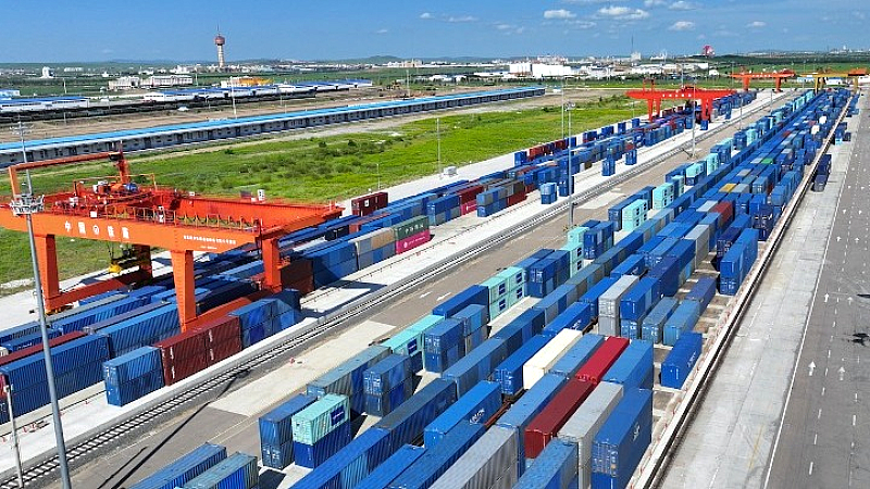 Αύξηση 3,5% στον όγκο εμπορευμάτων που μεταφέρθηκαν από τους κινεζικούς σιδηρόδρομους