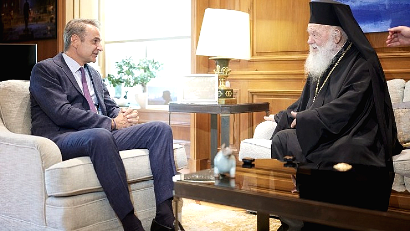 Εξαιρετική συνεργασία Πολιτείας και Εκκλησίας: Συνάντηση Μητσοτάκη – Ιερώνυμου