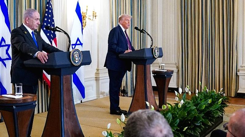 Ο Τραμπ ευχαριστεί τον Νετανιάχου για τη συνεργασία του στο σχέδιο ειρηνικής λύσης για τη Γάζα