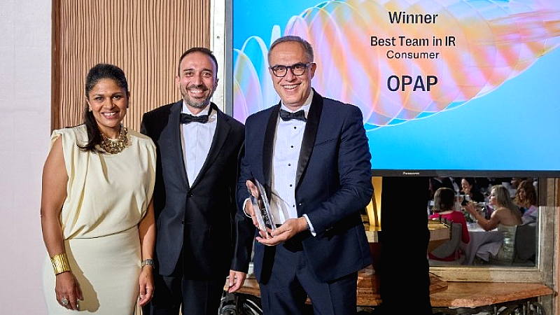 Διεθνής διάκριση για την Ομάδα Επενδυτικών Σχέσεων του ΟΠΑΠ