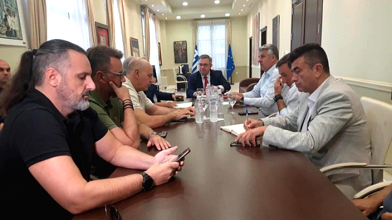 Σύσκεψη για την καθαριότητα στον δρόμο προς τον Συνοριακό Σταθμό Κήπων