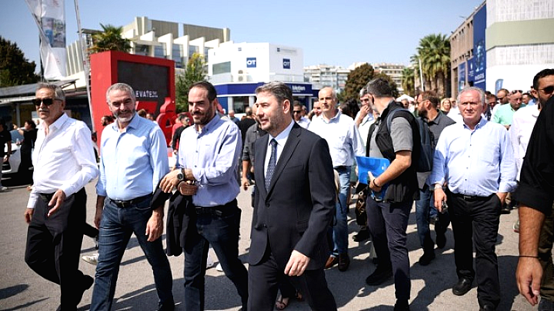 Περιοδεία του προέδρου του ΠΑΣΟΚ – ΚΙΝΑΛ, Ν. Ανδρουλάκη, στη 89η ΔΕΘ