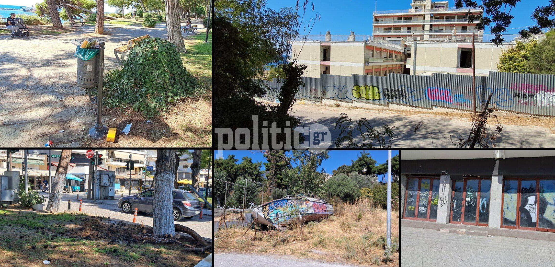Αυτοψία POLITIC στην Αρετσού: Το παραλιακό στολίδι της Καλαμαριάς με τις σκιές εγκατάλειψής του