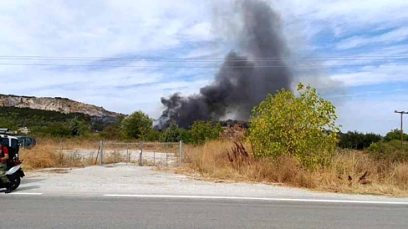 Η φωτιά στον Χορτιάτη υποχωρεί: Ενισχυμένες οι προσπάθειες κατάσβεσης