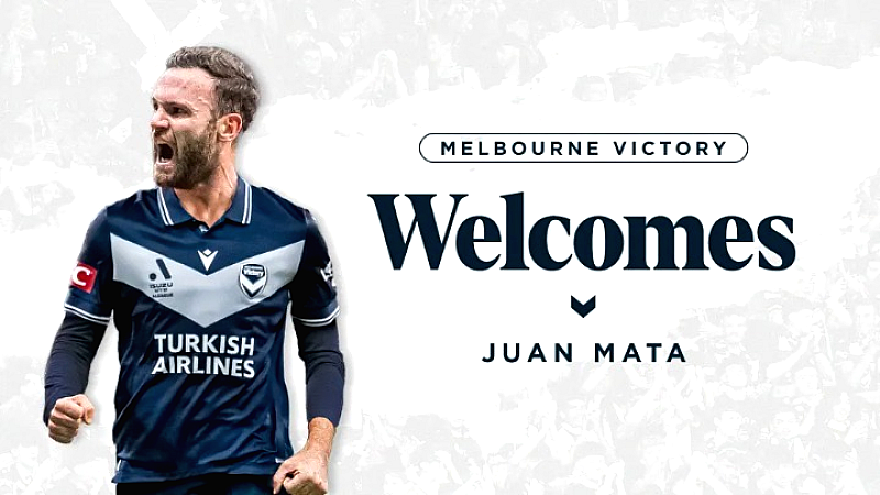 Ο Χουάν Μάτα ενώνει τις δυνάμεις του με τη Μέλμπουρν Βίκτορι