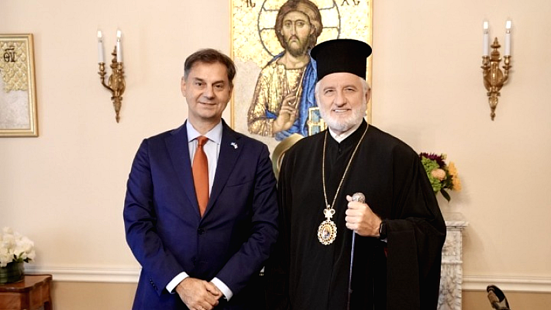 Σημαντικές συναντήσεις του Αρχιεπισκόπου Αμερικής με Χ. Θεοχάρη και Δ. Αβραμόπουλο