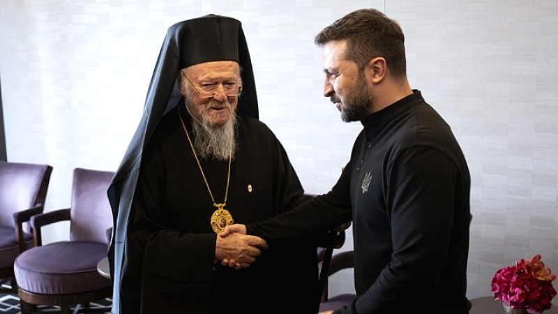 Οικουμενικός Πατριάρχης και Βολοντίμιρ Ζελένσκι: Μήνυμα στήριξης προς τον ουκρανικό λαό